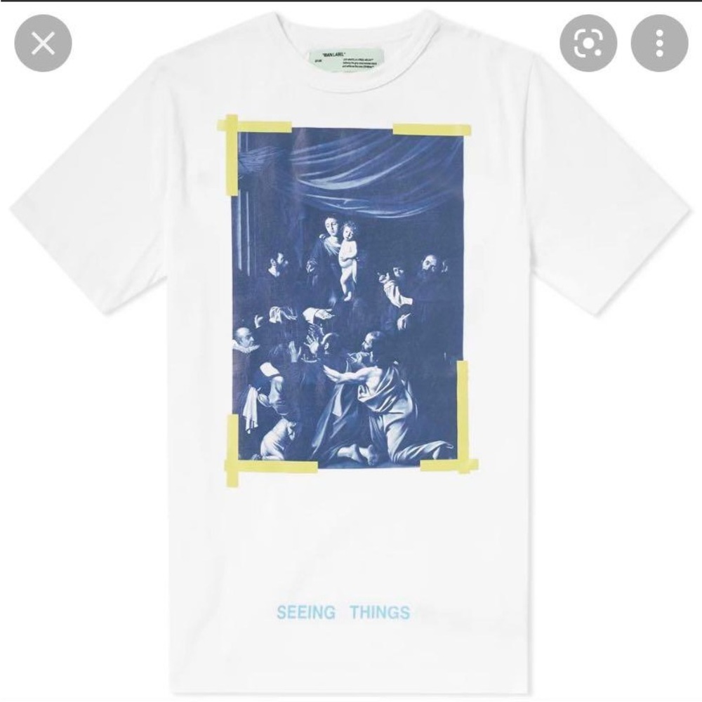 Virgil Alboh Off-White Caravaggio Tee white